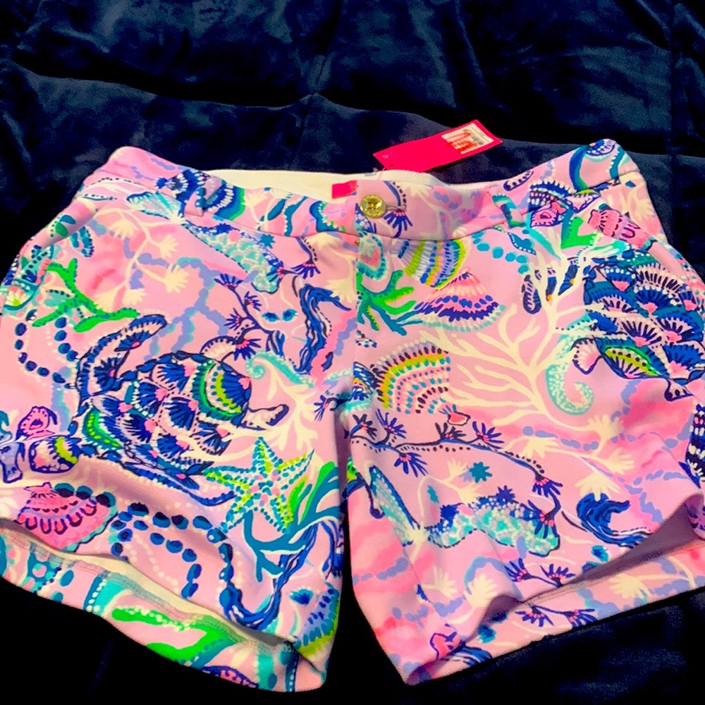 NWT Lilly Pulitzer Jayne knit short. Lilac Freesia